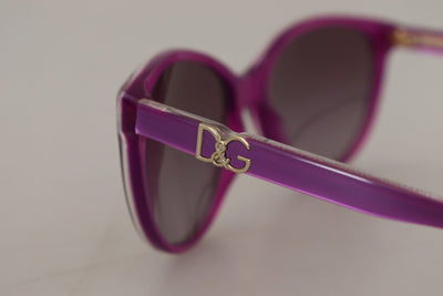 Purple Acetate Frame Round Shades DG4171P Sunglasses