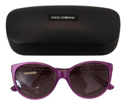 Purple Acetate Frame Round Shades DG4171P Sunglasses