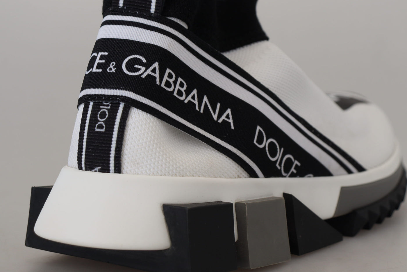 White Black Sorrento Socks Sneakers Shoes