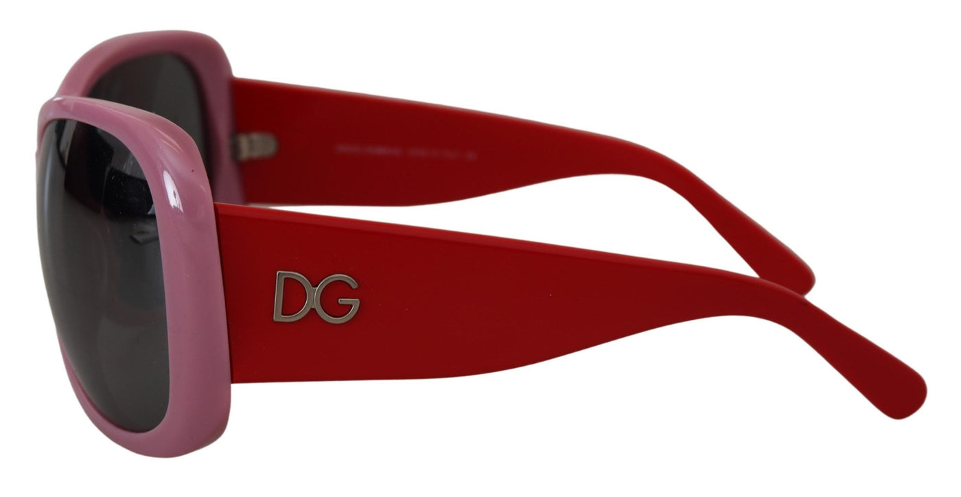 Pink Red Plastic Frame Oversized DG4033 Sunglasses