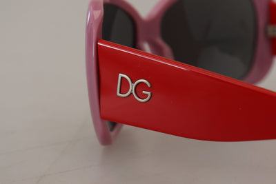 Pink Red Plastic Frame Oversized DG4033 Sunglasses