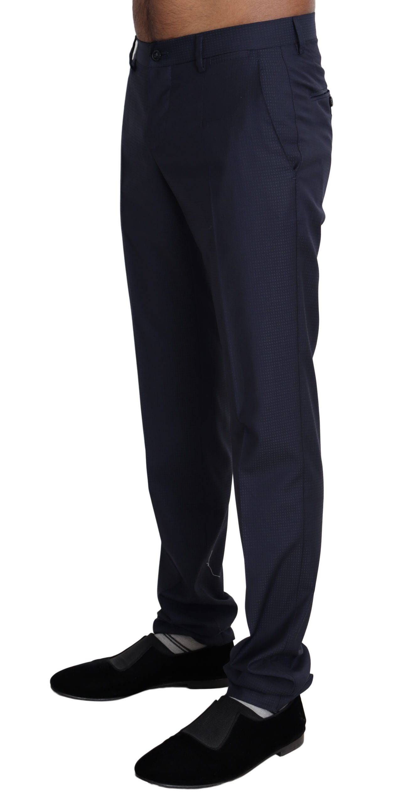 Navy Blue Dress Formal Men Trouser Pants