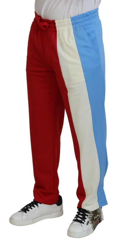 Multicolor Polyester Men Track Pants