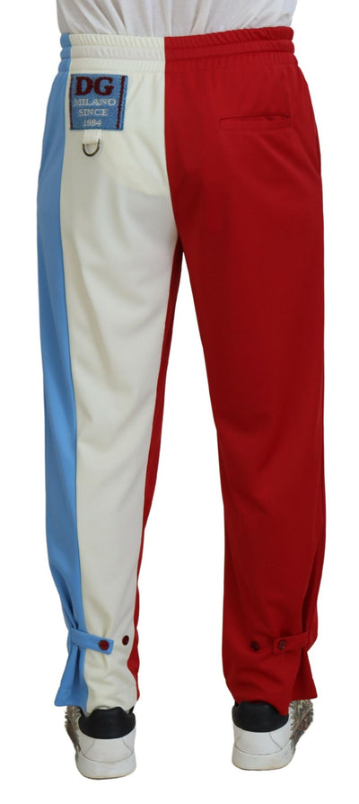 Multicolor Polyester Men Track Pants