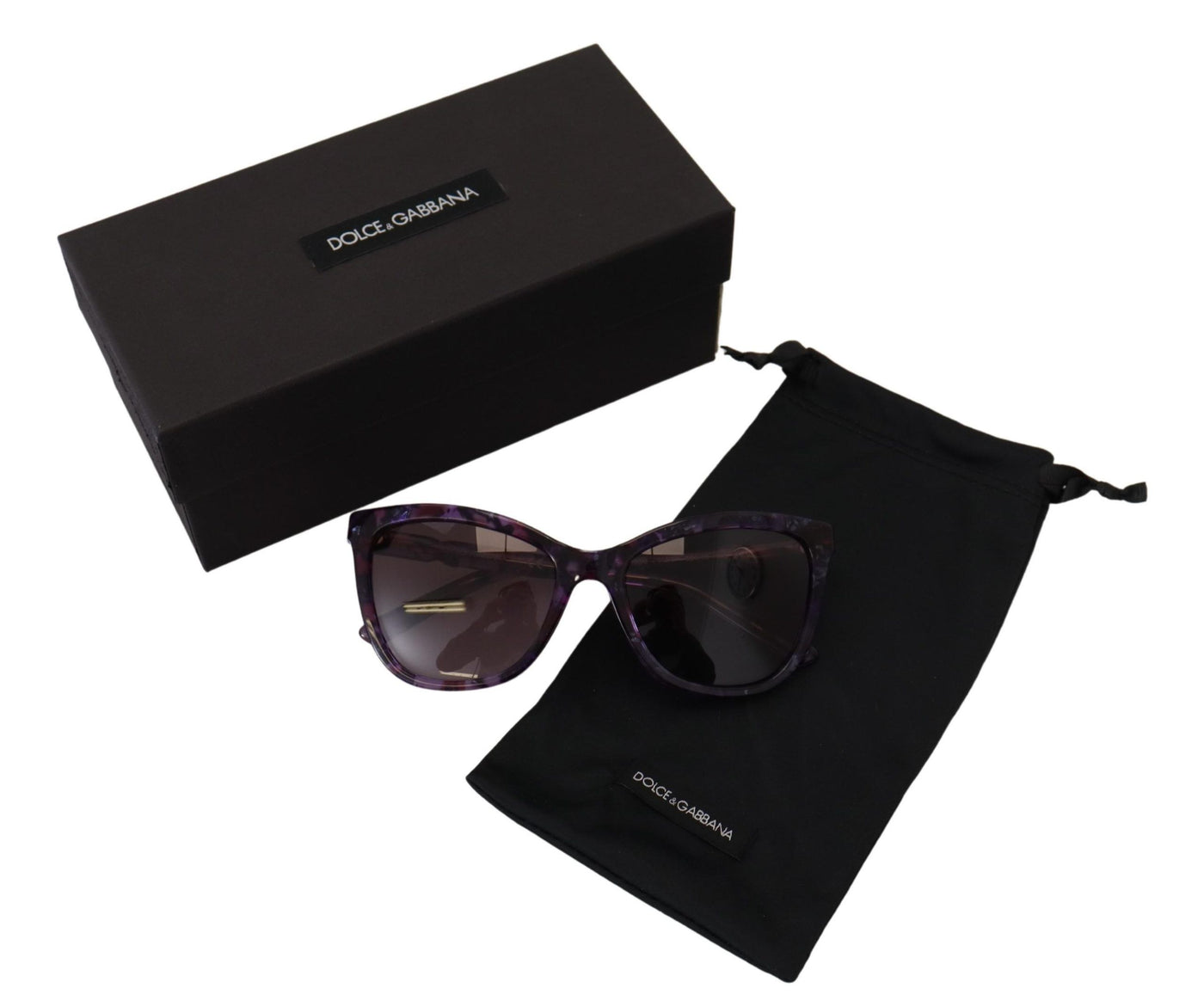 Purple Cat Eye Gradient Lens DG4193M Shades Sunglasses