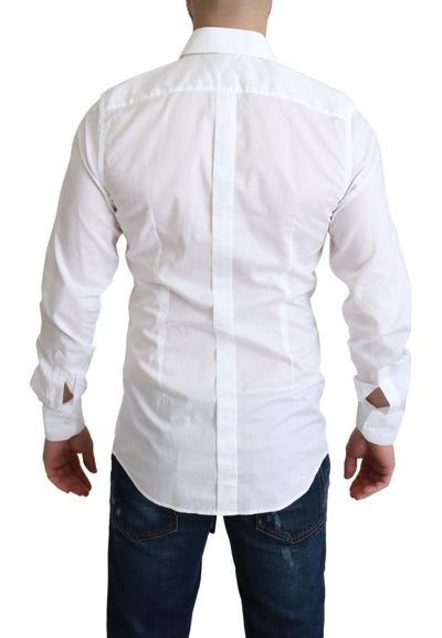 White Cotton Long Sleeves Formal Shirt