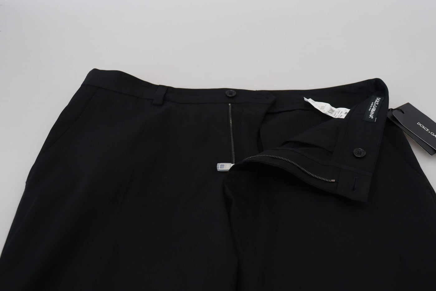 Black Cotton Formal Chinos Men Pants