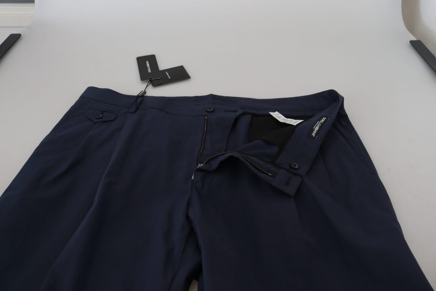 Dark Blue Cotton Chino Formal Pants