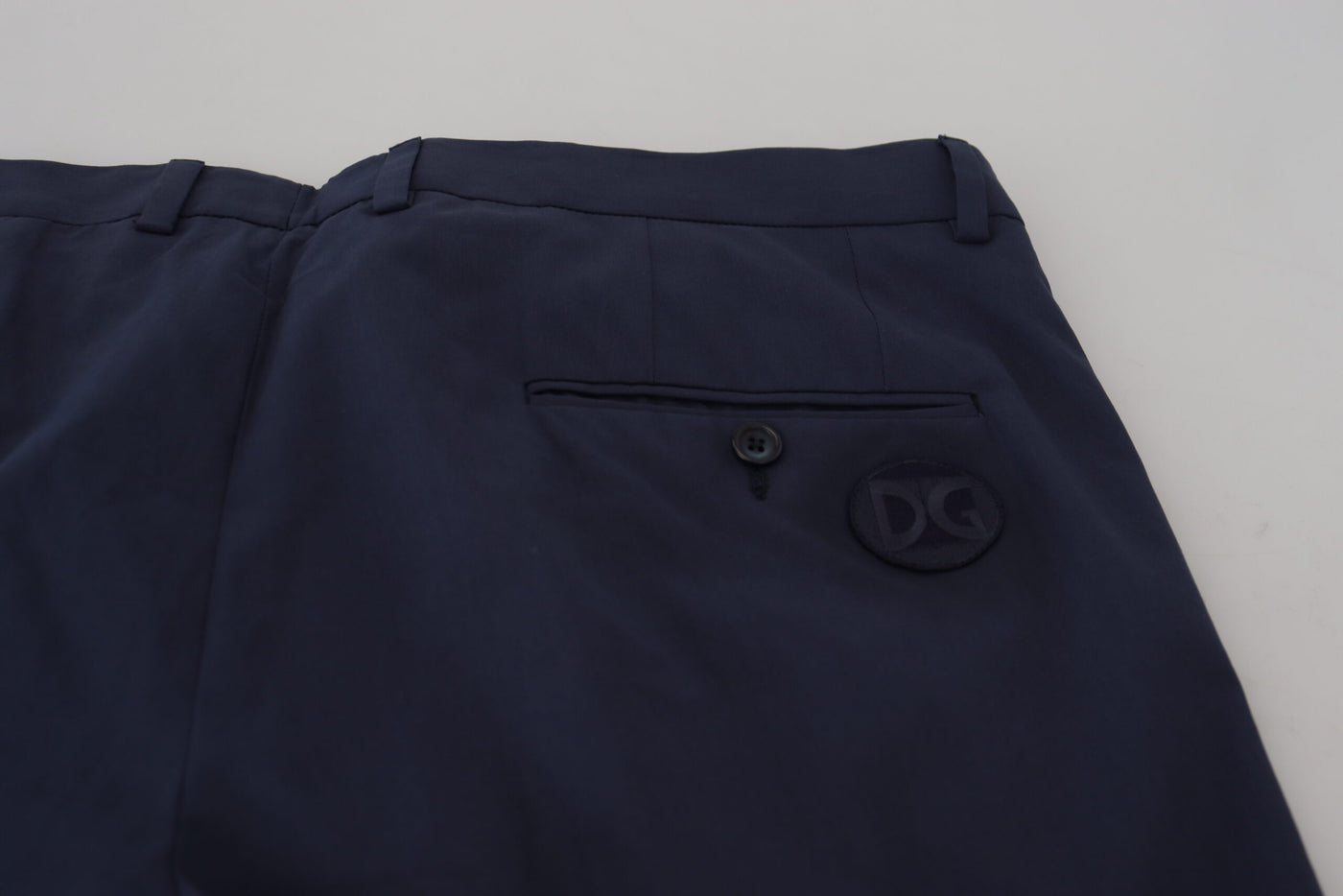 Dark Blue Cotton Chino Formal Pants