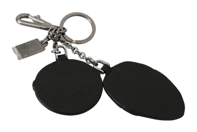 Leather Dominico Stefano #DGFAMILY Logo Keychain