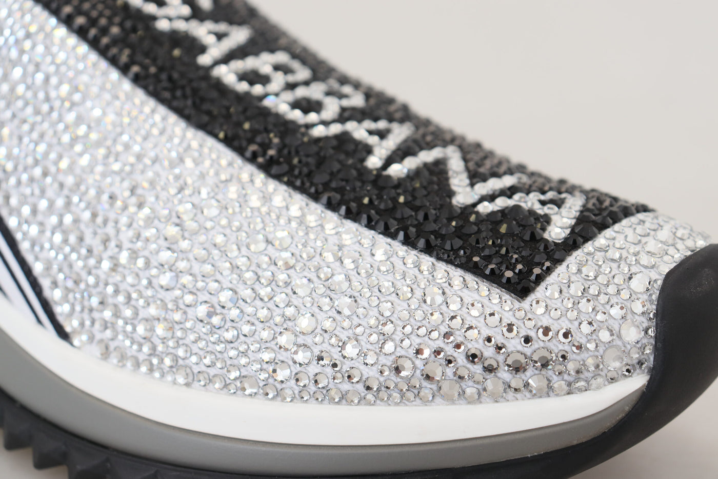 Silver Rhinestones Sorrento Sneakers Shoes