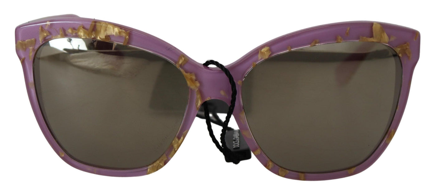 Violet Full Rim Rectangle Frame Shades DG4251 Sunglasses