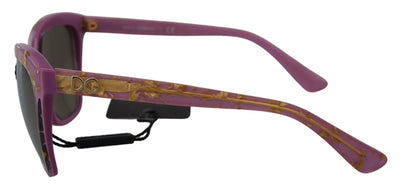 Violet Full Rim Rectangle Frame Shades DG4251 Sunglasses