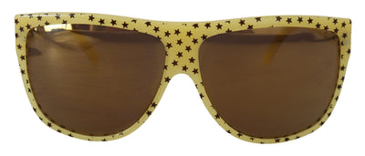 Yellow Stars Acetate Square Shades DG4125 Sunglasses