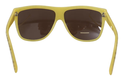 Yellow Stars Acetate Square Shades DG4125 Sunglasses