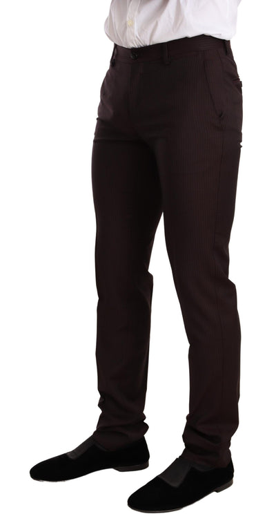 Bordeaux Wool MARTINI Slim Fit Suit