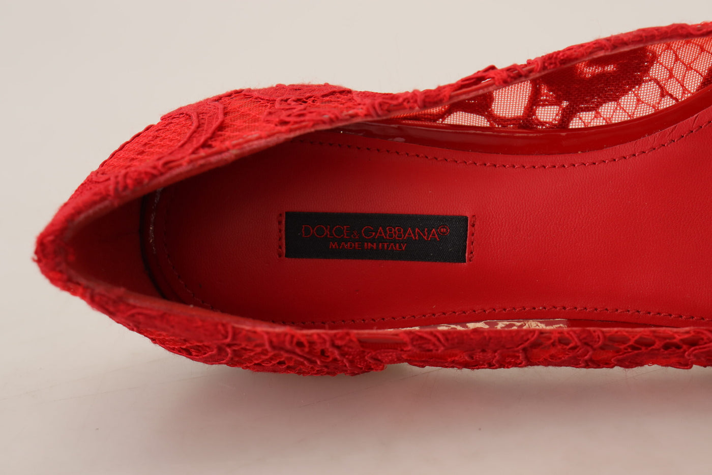 Red Taormina Crystals Loafers Flats Shoes