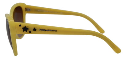 Yellow Acetate Frame Stars Embellishment DG4124 Sunglasses