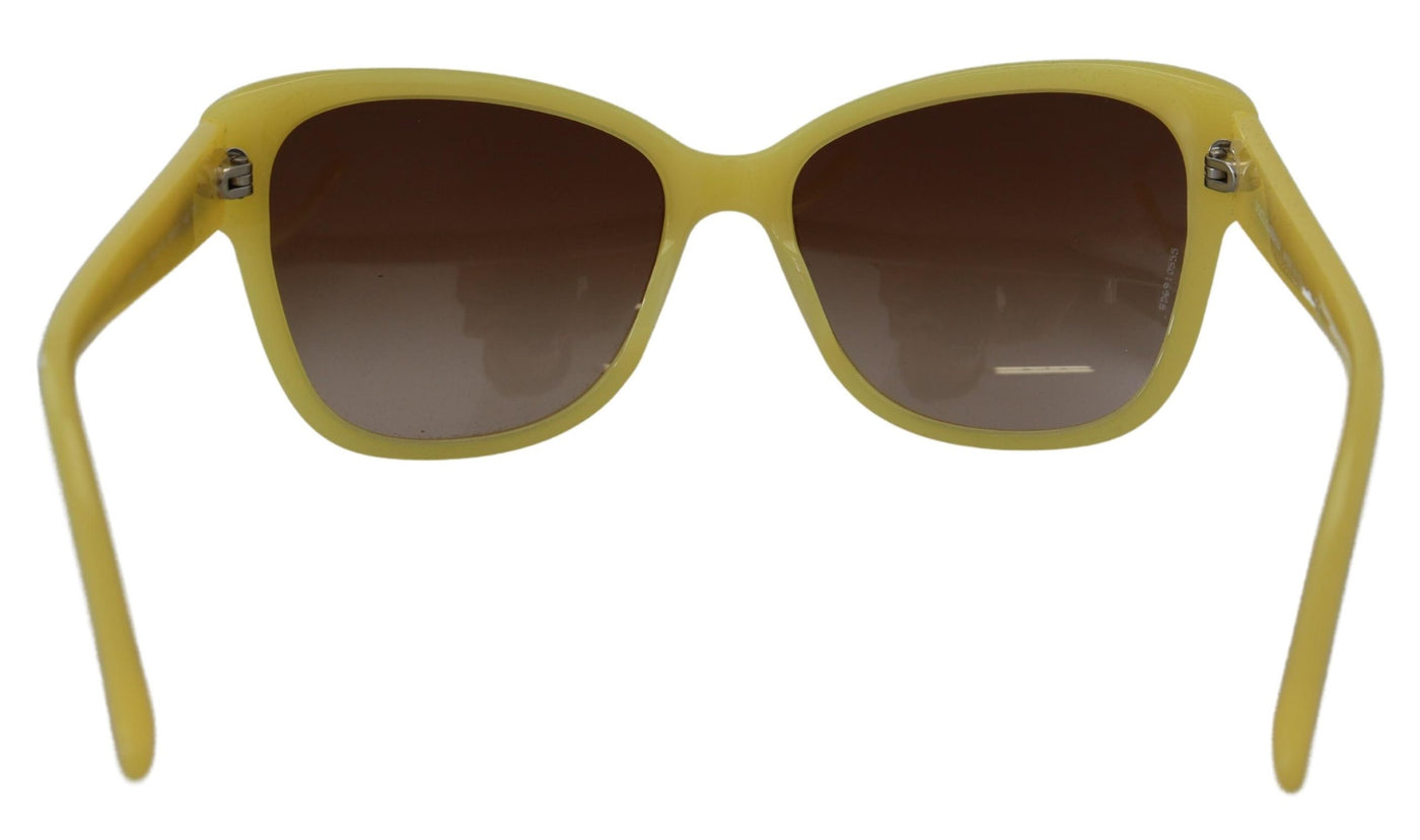 Yellow Acetate Frame Stars Embellishment DG4124 Sunglasses