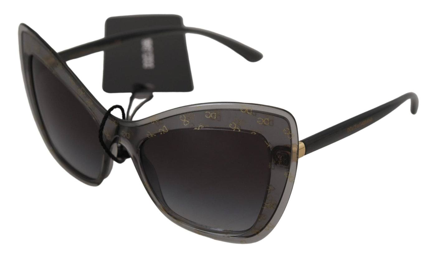 Grey DG Logo Gold Cat Eye Acetate DG4364 Sunglasses