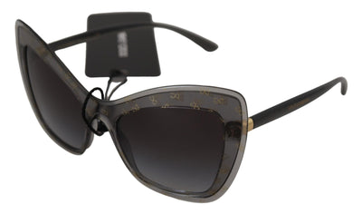 Grey DG Logo Gold Cat Eye Acetate DG4364 Sunglasses