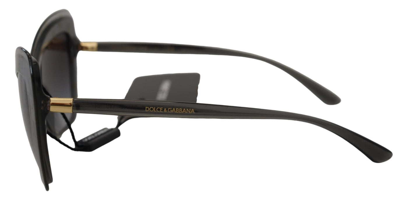 Grey DG Logo Gold Cat Eye Acetate DG4364 Sunglasses