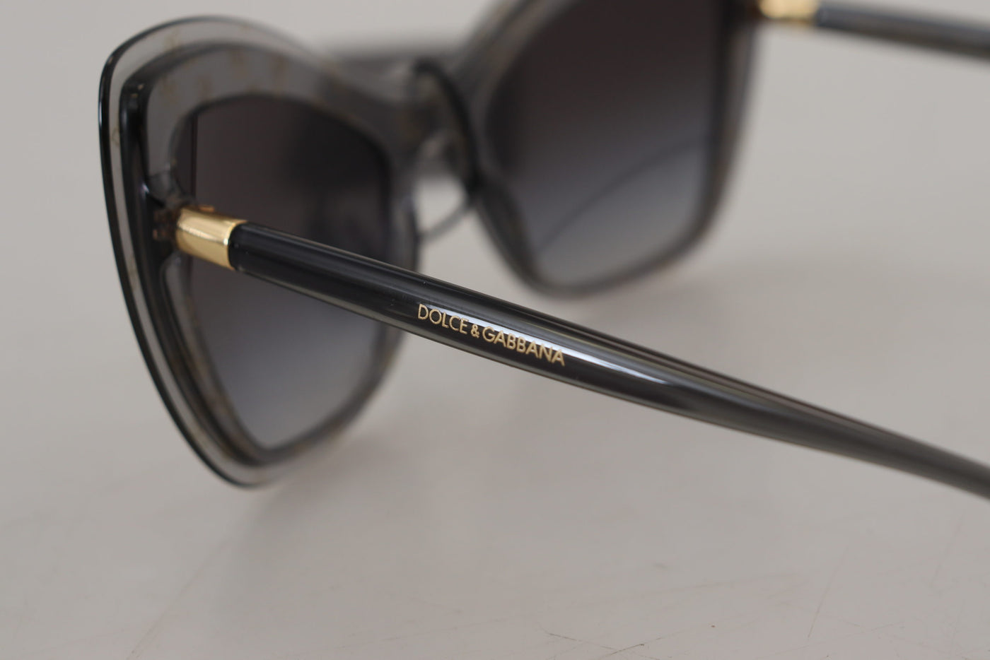 Grey DG Logo Gold Cat Eye Acetate DG4364 Sunglasses