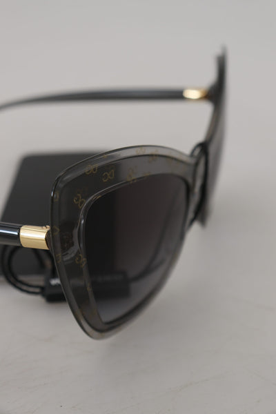 Grey DG Logo Gold Cat Eye Acetate DG4364 Sunglasses