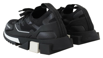 Black Stretch Sorrento Sneakers Shoes