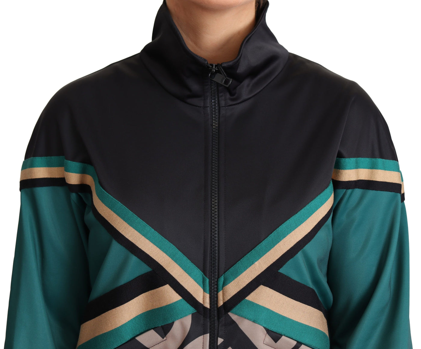 Multicolor DG Logo Mania Track Bomber Jacket