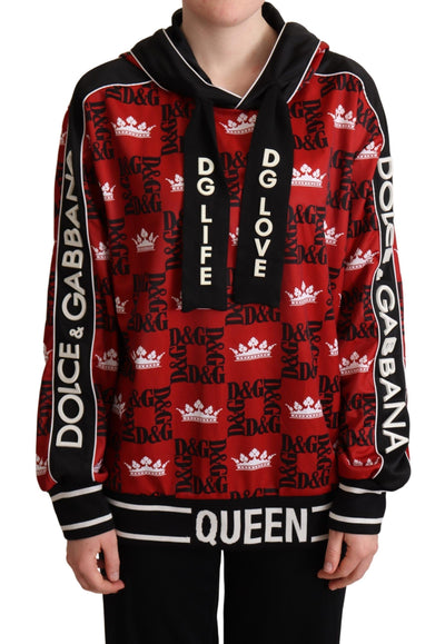 Multicolor DG Queen Hooded Sweatshirt Sweater