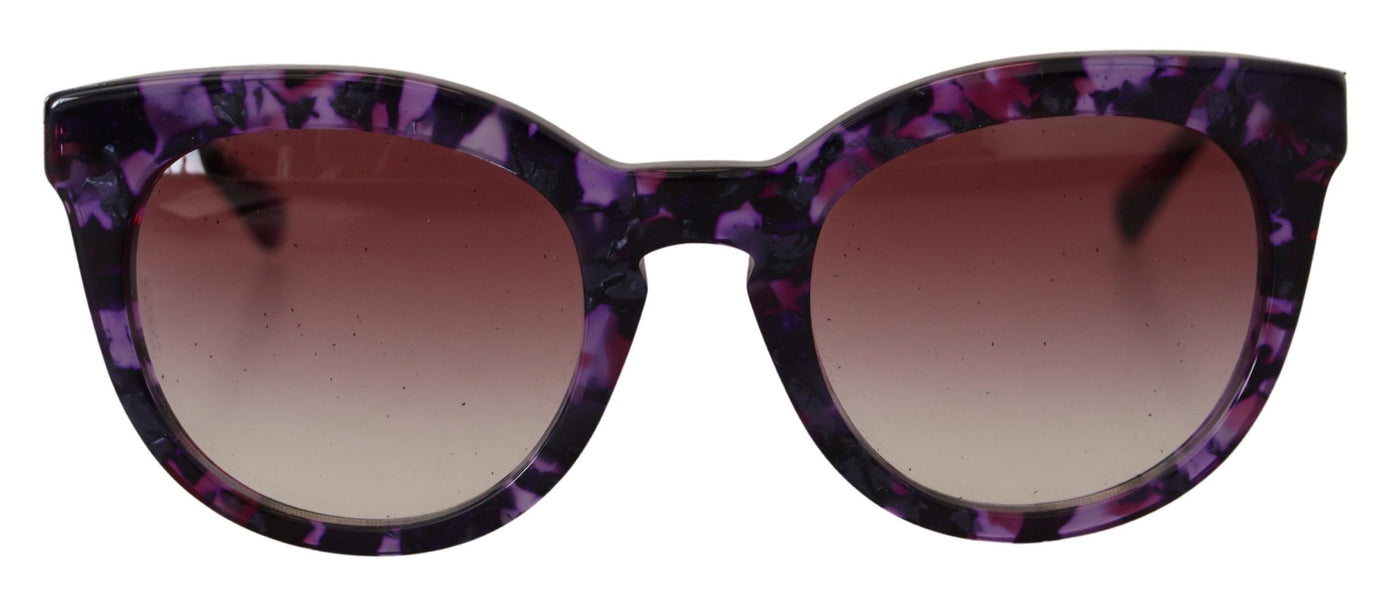 Purple Tortoise Oval Full Rim DG424B Sunglasses