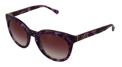 Purple Tortoise Oval Full Rim DG424B Sunglasses