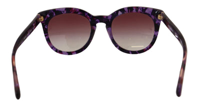 Purple Tortoise Oval Full Rim DG424B Sunglasses