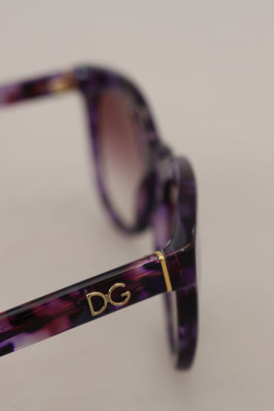 Purple Tortoise Oval Full Rim DG424B Sunglasses