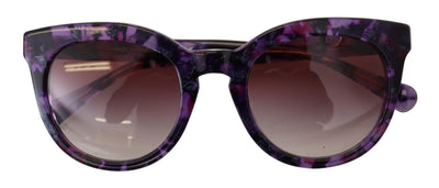 Purple Tortoise Oval Full Rim DG424B Sunglasses