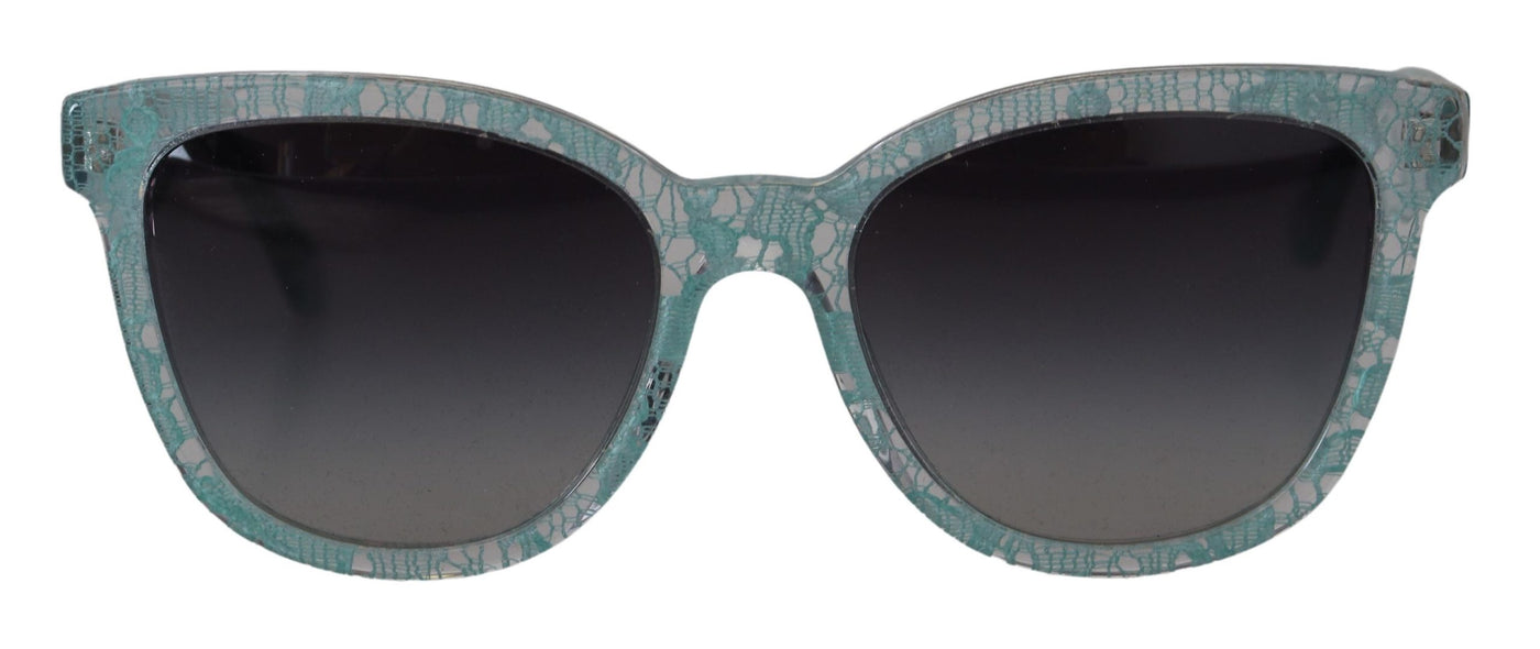 Blue Lace Crystal Acetate Butterfly DG4190 Sunglasses