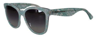 Blue Lace Crystal Acetate Butterfly DG4190 Sunglasses