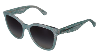 Blue Lace Crystal Acetate Butterfly DG4190 Sunglasses