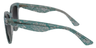 Blue Lace Crystal Acetate Butterfly DG4190 Sunglasses