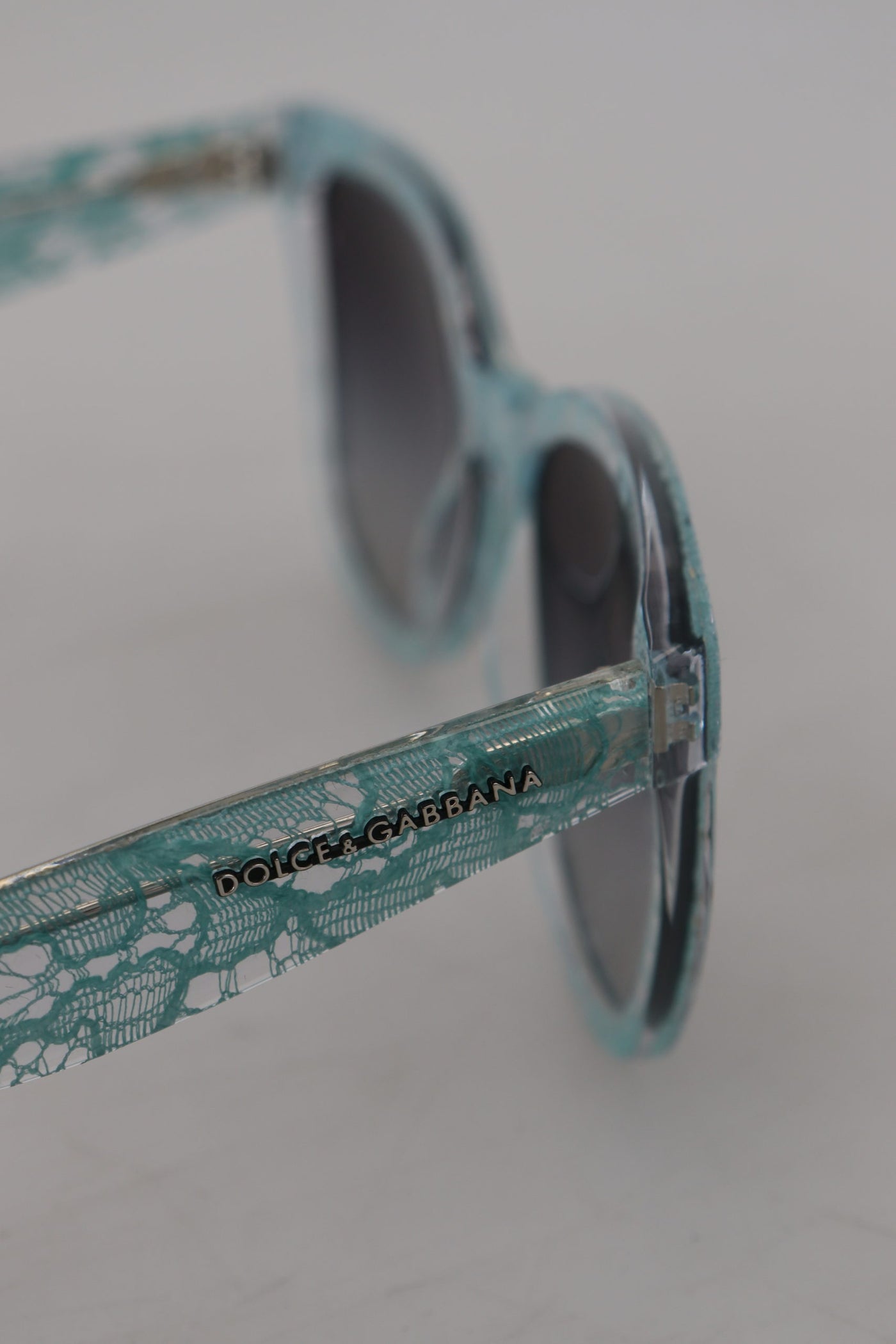 Blue Lace Crystal Acetate Butterfly DG4190 Sunglasses