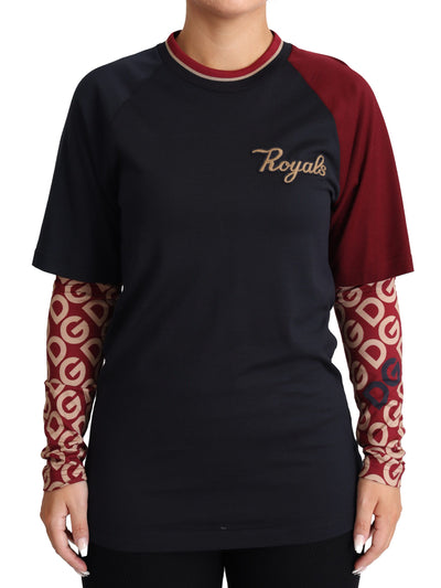 Multicolor Royals Crewneck Pullover Sweater