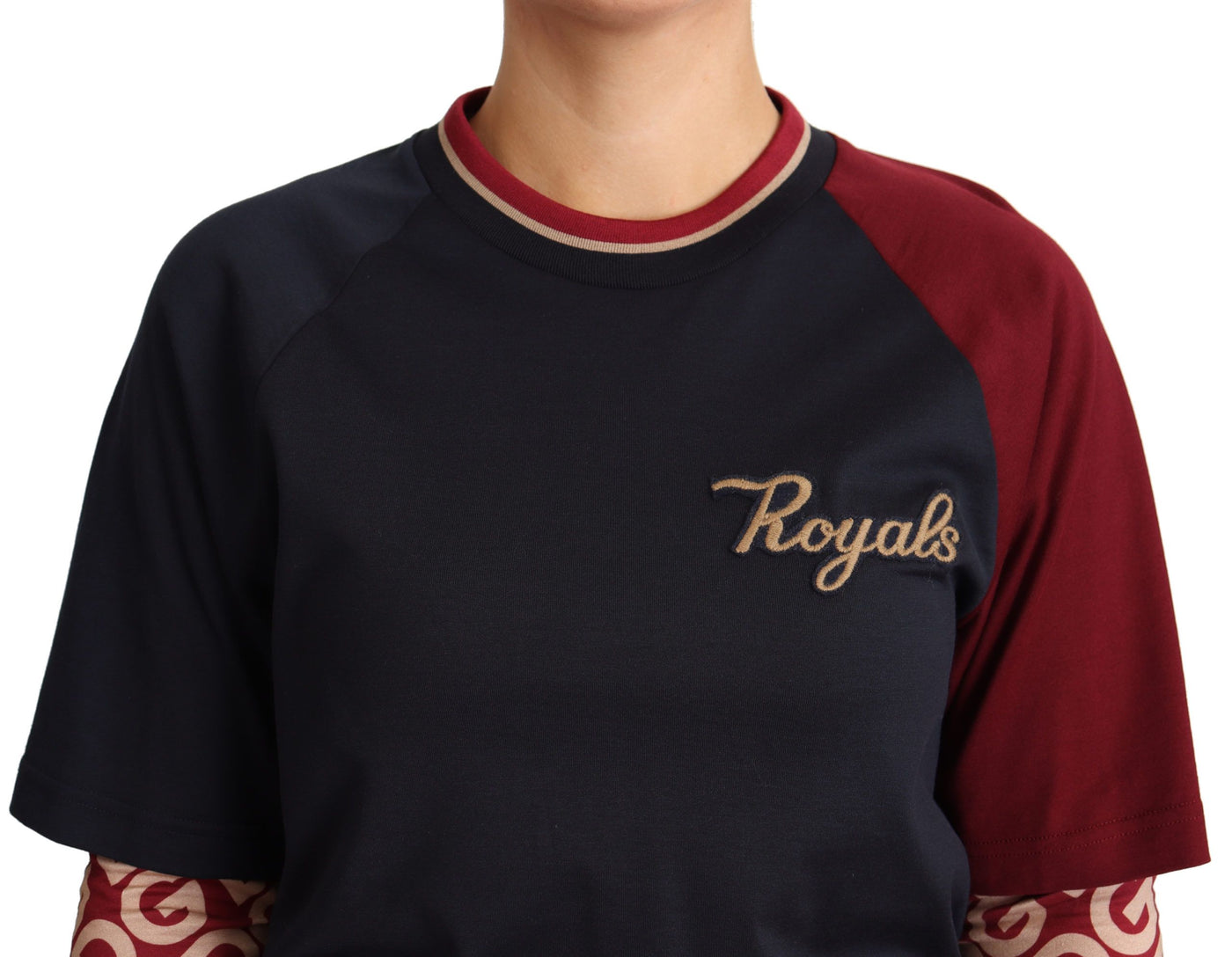 Multicolor Royals Crewneck Pullover Sweater