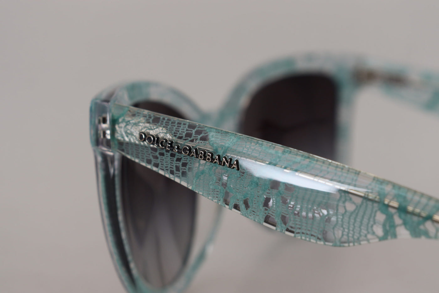 Blue Lace Crystal Acetate Butterfly DG419C Sunglasses