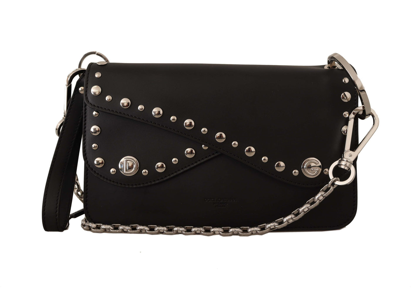 Black Leather Shoulder Saddle Cross Body Bag