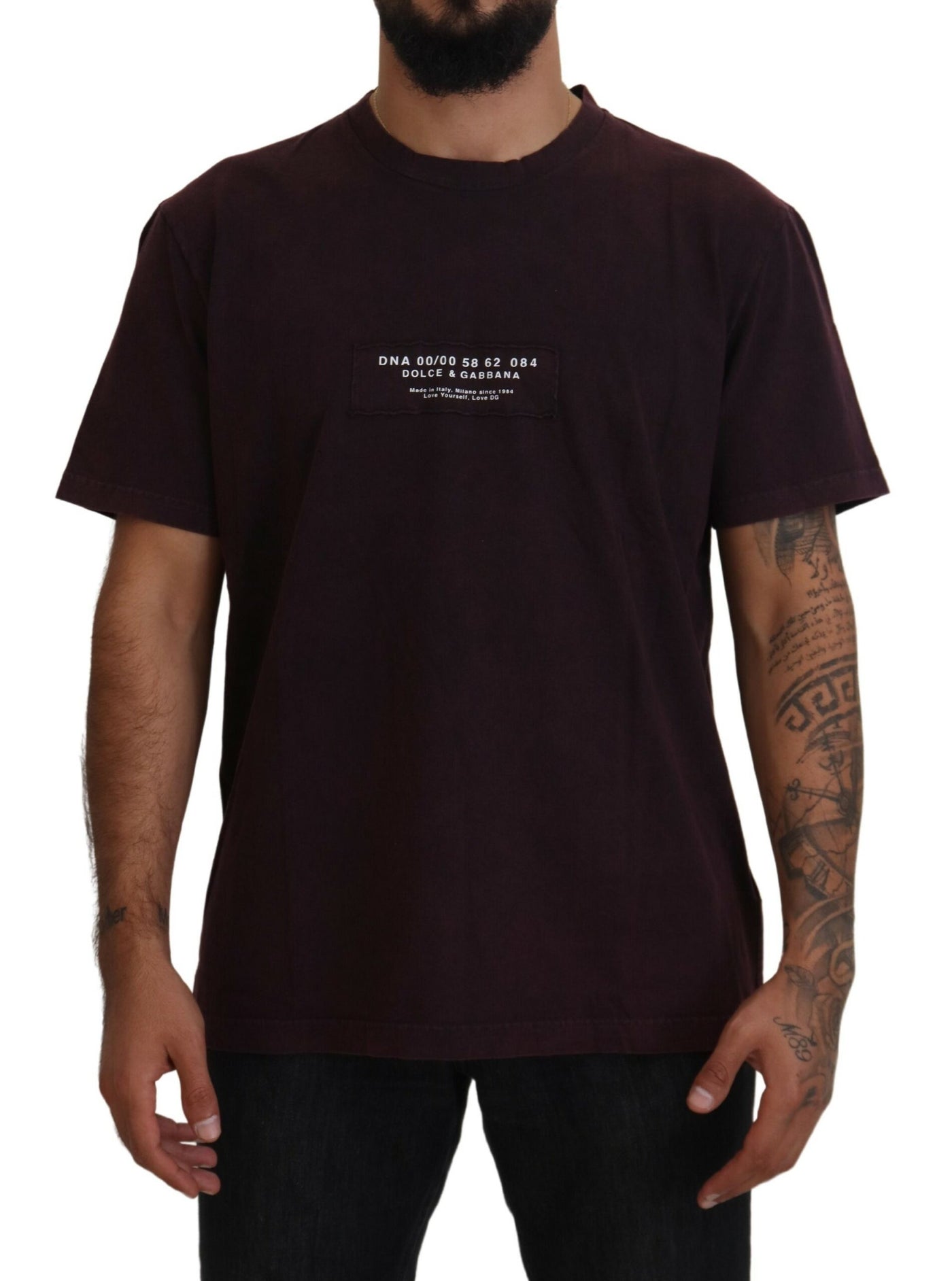 Bordeaux Crewneck Short Sleeve  T-shirt