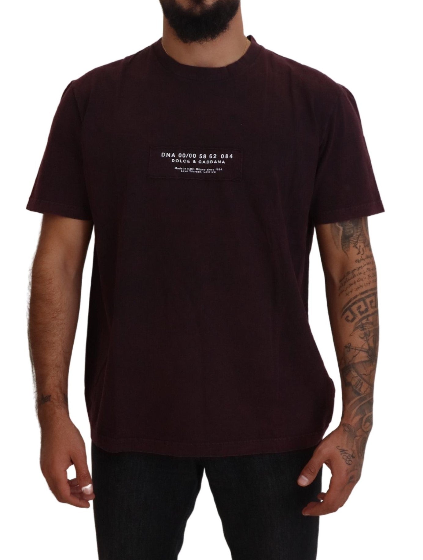 Bordeaux Crewneck Short Sleeve  T-shirt