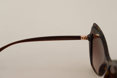 Brown Havana Butterfly Frame Brown Gradient Lens Sunglasses