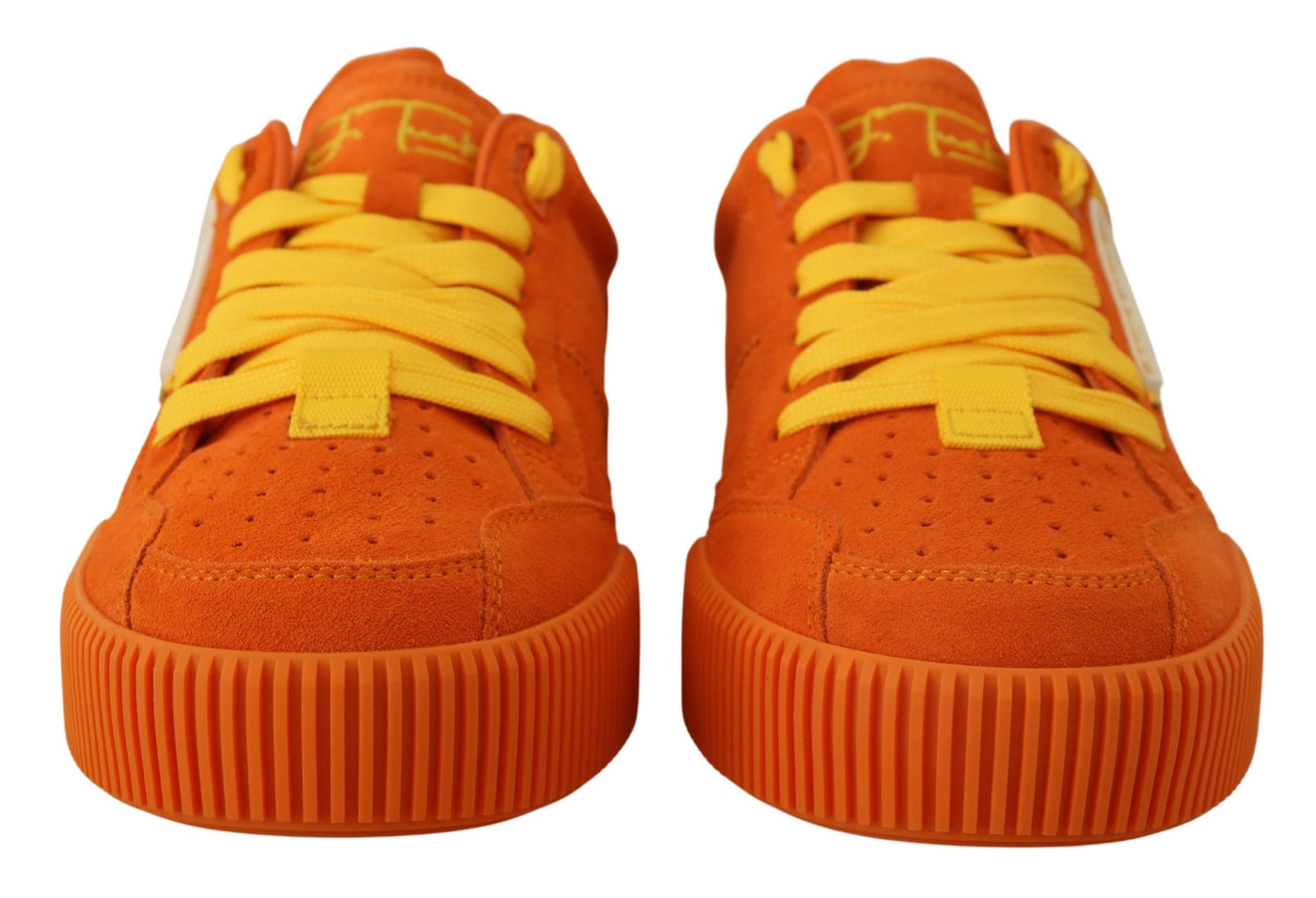 Orange Leather P.j. Tucker Sneakers Shoes