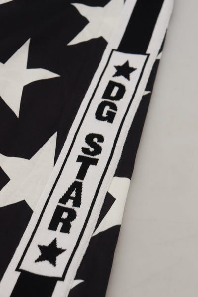 Black DG Star Logo Print Sleeveless Casual T-shirt